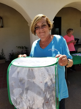 hilde with butterflys